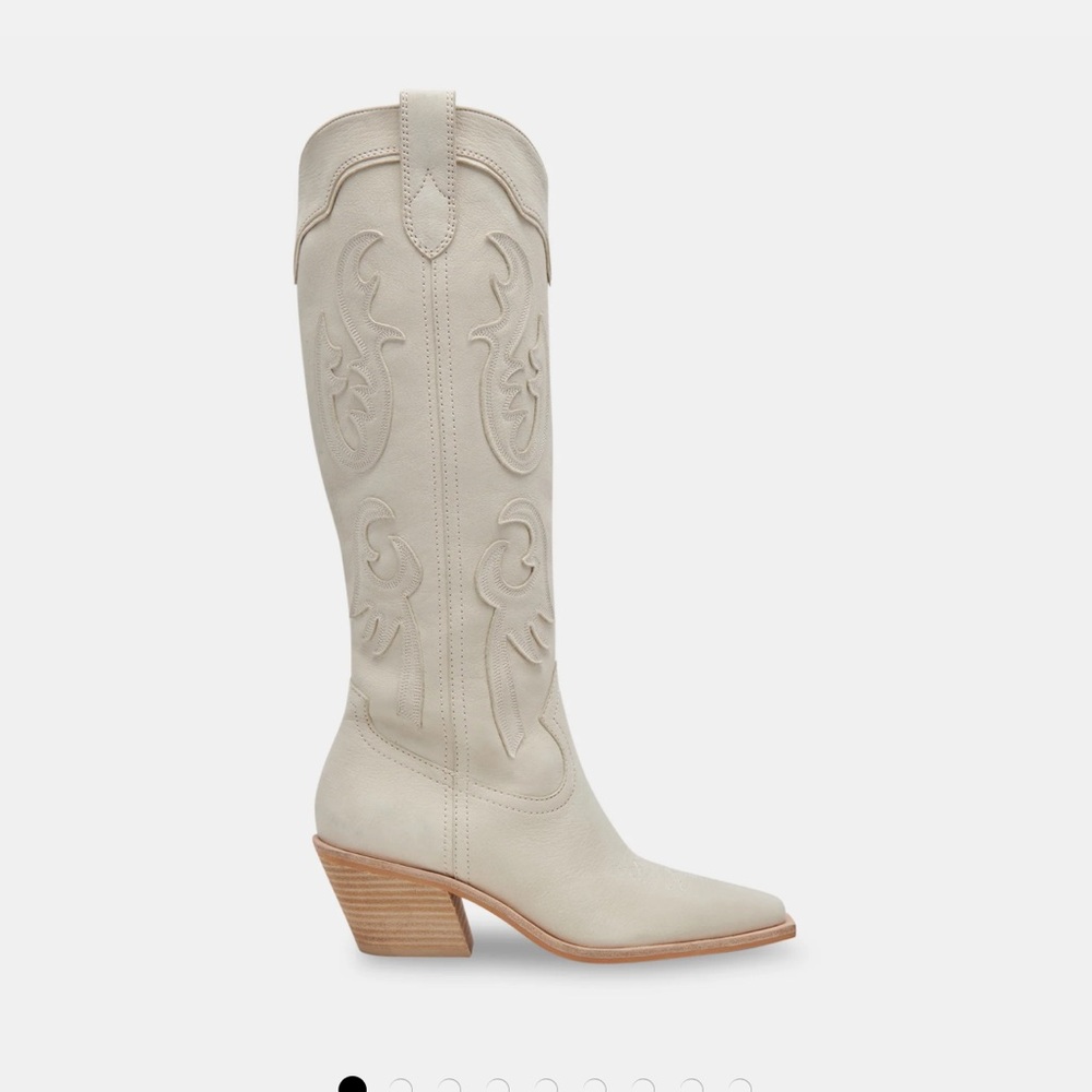 New Dolce Vita Women's  Nubuck Samsin Suede Western Boots 8.5